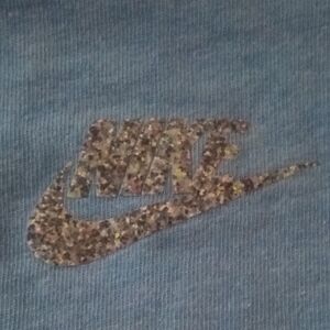 Nike Speckled Logo Blue Tee